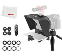 PRONSTOOR Teleprompter Kit portatile Inscriber Telefono Cellulare Teleprompter Artefatto Video Con Telecomando per Telefono e Registrazione DSLR (solo Mini Teleprompter)