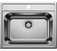 PRONTA CONSEGNA - Blanco Lavello una vasca BLANCODANA 6 1625323 in acciaio inox da 60.5x50 cm - Sopratop