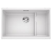 PRONTA CONSEGNA - Blanco Lavello una vasca con gocciolatoio dx integrato SUBLINE 700-U Level 1518393 finitura bianco da 73x46 cm - Sottotop