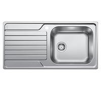 PRONTA CONSEGNA - Blanco Lavello una vasca con gocciolatoio sx DINAS XL 6 S 1336786 in acciaio inox da 100x50 cm - Sopratop