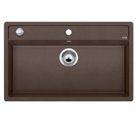 Blanco Lavello una vasca DALAGO 8 1516638 finitura caffè da 81.5x51 cm - Sopratop