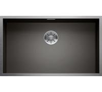 PRONTA CONSEGNA - Blanco Lavello una vasca ZEROX 700-U 1526244 in dark steel da 74x44 cm - Sottotop