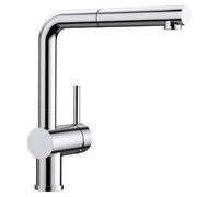 PRONTA CONSEGNA - Blanco Miscelatore monocomando con doccetta estraibile LINUS-S 1512402 finitura cromato