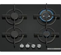 PRONTA CONSEGNA - Bosch Piano cottura a gas PPH6A6I10 in vetro temperato nero da 60 cm - Serie 6