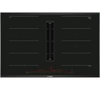 Bosch Serie 8 PXX875D67E piano cottura Nero Da incasso 80 cm Piano cottura a induzione 4 Fornello(i) Cappa da incasso