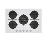 PRONTA CONSEGNA - Candy Piano cottura a gas CVG74WTW finitura vetro bianco da 75 cm