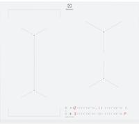 PRONTA CONSEGNA - Electrolux PI Piano cottura a induzione Bridge EIL63443BW in vetroceramica bianco da 59 cm