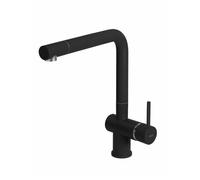 PRONTA CONSEGNA - Elleci Miscelatore monocomando con canna girevole STREAM MKKSTR86 finitura K86 nero