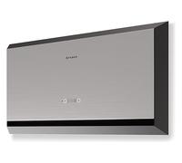 PRONTA CONSEGNA - Faber Cappa a parete TWICE ARIES X/BK MATT A90 330.0541.073 finitura acciaio inox e nero opaco da 90 cm