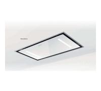 PRONTA CONSEGNA - Faber Cappa a soffitto HEAVEN DUAL LIGHT A120 G/WH FLAT 350.0679.876 finitura vetro bianco da 120 cm