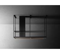 PRONTA CONSEGNA - Falmec Cappa a isola Europa 175 finitura nero da 175 cm