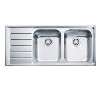 Franke NEX 621 85859747 Lavello incasso 116 x 51 inox - gocciolatoio sinistro 101.0040.736