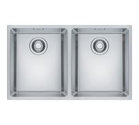 Franke MRX 120 34-34 122.0525.275 Lavello 2 vasche sottotop 71 x 40 - inox