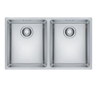 Franke MRX 120 34-34 122.0525.275 Lavello 2 vasche sottotop 71 x 40 - inox