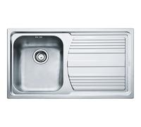 PRONTA CONSEGNA - Franke Lavello una vasca con gocciolatoio a destra Logica Line LLL 611-L 101.0086.236 finitura dekor da 86x50 cm