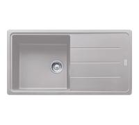 PRONTA CONSEGNA - Franke Lavello una vasca con gocciolatoio Boston BFG 611-97 114.0276.118 finitura fragranite alluminio da 97x50 cm