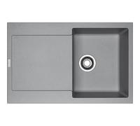 PRONTA CONSEGNA - Franke Lavello una vasca con gocciolatoio Maris MRG 611 114.0066.566 finitura fragranite stone grey da 78x50 cm