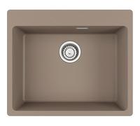 FRANKE Lavello 1 vasca cm 59, Serie CENTRO MRG 610-54 FTL, Fragranite Oyster - 114.0661.701