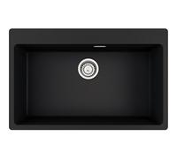 PRONTA CONSEGNA - Franke Lavello una vasca Vasche Sopratop Centro MRG 610-73 FTL 114.0661.711 finitura fragranite nero da 78x50 cm