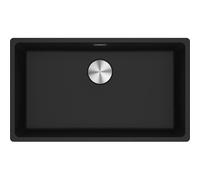 PRONTA CONSEGNA - Franke Lavello una vasca Vasche Sottotop Maris MRG 110-72 125.0686.638 finitura fragranite nero da 75.3x43.3 cm