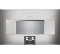 PRONTA CONSEGNA - Gaggenau Forno combinato a vapore con cerniere a destra da incasso BS484112 finitura inox da 76 cm