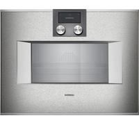 PRONTA CONSEGNA - Gaggenau Forno combinato a vapore con comandi in alto e cerniere a destra da incasso BS470112 finitura inox da 60 cm