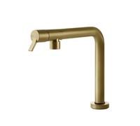 PRONTA CONSEGNA - Gessi Miscelatore monocomando abbattibile Su and Giù Collection 60071 716 finitura Gold Brushed -
