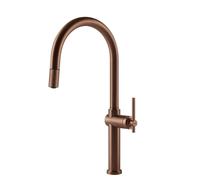 Gessi HABITO Estraibile Copper Brushed PVD - 60672#708 Miscelatore Lavello | Rame Spazzolato Pvd, Doccetta estraibile, Tubo flessibile estensibile