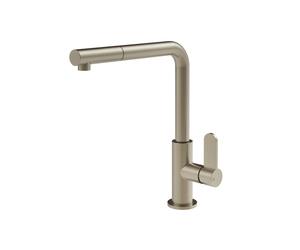 PRONTA CONSEGNA - Gessi Miscelatore monocomando con doccetta estraibile Helium Collection 50103 149 finitura Finox - IN PROMOZIONE FINO AL 28/09