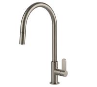 PRONTA CONSEGNA - Gessi Miscelatore monocomando con doccetta estraibile Helium Collection 60077 149 finitura Finox - VOUCHER 20% NEL CARRELLO FINO AL 13/05