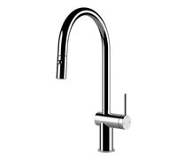 GESSI Miscelatore Monocomando, Modello INEDITO COLLECTION, Doccetta Estraibile, Cromato - 60413.031 - RICHIEDERE PREVENTIVO