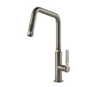 PRONTA CONSEGNA - Gessi Miscelatore monocomando con doccetta estraibile Officine - Gessi 60053 149 finitura Finox - VOUCHER 20% NEL CARRELLO VALIDO FINO AL 30/04