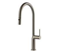 PRONTA CONSEGNA - Gessi Miscelatore monocomando con doccetta estraibile Stelo Collection 60303 149 finitura Finox