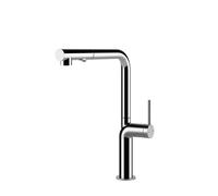 GESSI Miscelatore Monocomando, Modello STELO COLLECTION, Doccetta Estraibile, Cromato - 60311.031 - RICHIEDERE PREVENTIVO