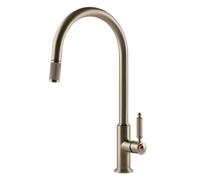 Gessi VENTI20 Estraibile Finox Brushed Nickel - 60622#149 Miscelatore Lavello | Estraibile, Finitura in nichel spazzolato, Design moderno