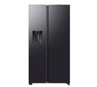 PRONTA CONSEGNA - Samsung Frigorifero side by side a libera installazione RS80F64JEBEF finitura vetro nero da 91 cm