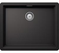 PRONTA CONSEGNA - Schock Lavello una vasca BROOKLYN N100LU BYKN100LU13 finitura nero assoluto da 53x43 cm