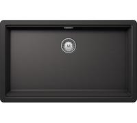 PRONTA CONSEGNA - Schock Lavello una vasca BROOKLYN N100XLU BYKN100XLU13 finitura nero assoluto da 72.4x43 cm
