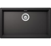 PRONTA CONSEGNA - Schock Lavello una vasca LAHTI N100XLU LATN100XLU13 finitura nero assoluto da 73.8x43.8 cm