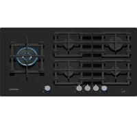 Siemens Piano cottura a gas ER9A6SH40 finitura vetro nero da 90 cm
