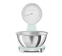 Smeg Bilancia da Cucina Digitale Analogica 50's Style Ciotola Acciaio Inox 1,8L