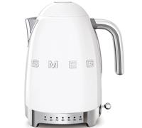 PRONTA CONSEGNA - Smeg Bollitore elettronico a temperatura variabile KLF04WHEU finitura bianco con logo Smeg 3D