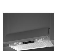 PRONTA CONSEGNA - Smeg Cappa integrata sottopensile a scomparsa KSEIR62SE2 finitura silver da 60 cm