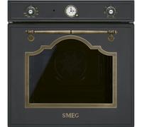 PRONTA CONSEGNA - Smeg Forno ventilato SF67C1AO finitura antracite e ottone da 60 cm