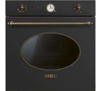 PRONTA CONSEGNA - Smeg Forno ventilato SF68C1AO finitura antracite/ottone antico da 60 cm