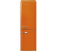 PRONTA CONSEGNA - Smeg Frigorifero combinato con cerniere a destra a libera installazione FAB32ROR6 finitura arancione da 60 cm