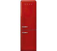 PRONTA CONSEGNA - Smeg Frigorifero combinato con cerniere a destra a libera installazione FAB32RRD6 finitura rosso da 60 cm