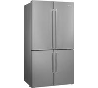 PRONTA CONSEGNA - Smeg Frigorifero side by side 4 porte a libera installazione FQ60XE finitura inox da 91 cm