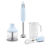 PRONTA CONSEGNA - Smeg Frullatore a immersione HBF03PBEU finitura azzurro Con accessori inclusi