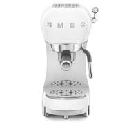 PRONTA CONSEGNA - Smeg Macchina da caffè espresso manuale ECF02WHEU finitura bianco
